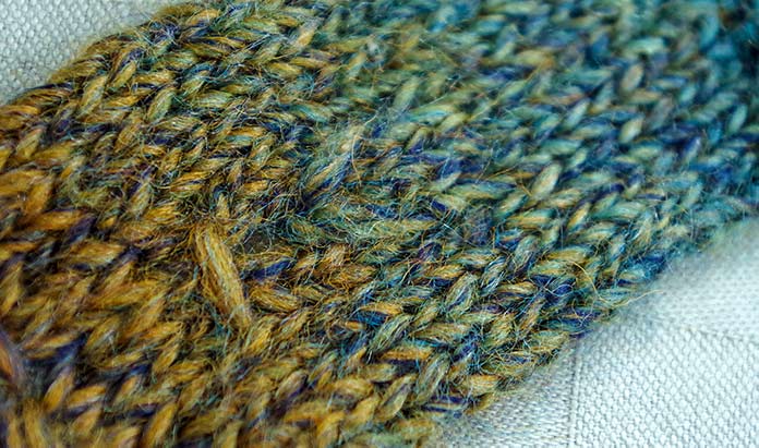 Disrupting stripes with textured stitches, knitting with Colorburst ...