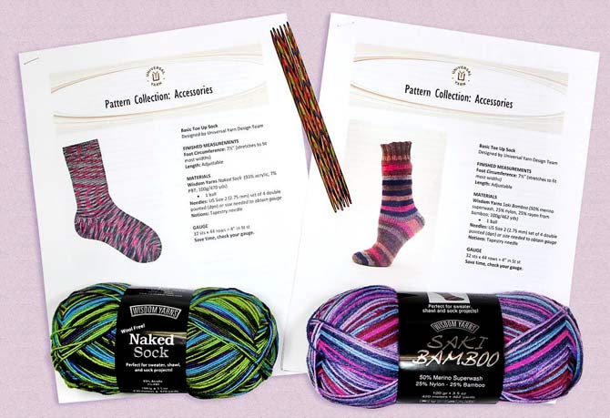 KNITmuch Giveaway 084: Naked Sock and Saki Bamboo Yarn