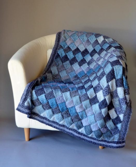 These subdued blues and grays will relax anyone who needs a break and a little warmth. Just add a cup of tea and a good book!