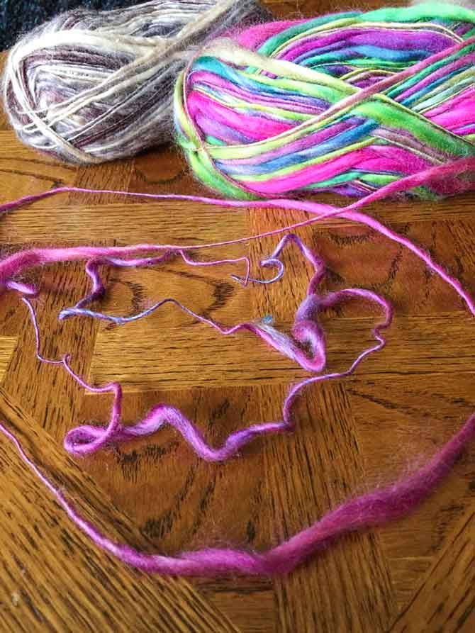 The thick and thin of knitting with Unforgettable Waves yarn