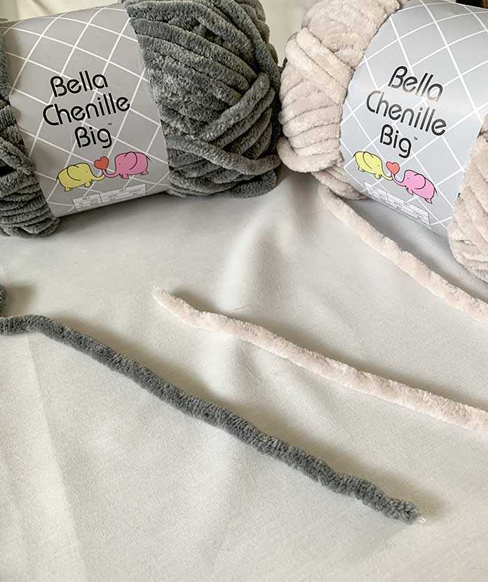 How to join skeins of Bella Chenille Big yarn