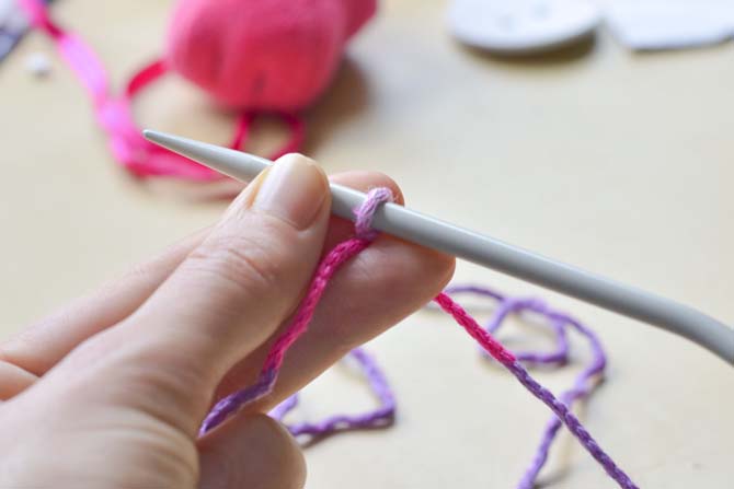 Step 1: Start with a slip knot.