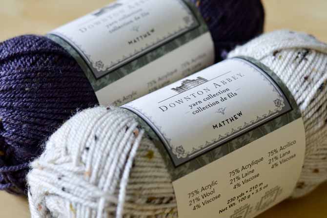 The Matthew yarn is a versatile worsted-weight tweedy blend, great for many different projects!