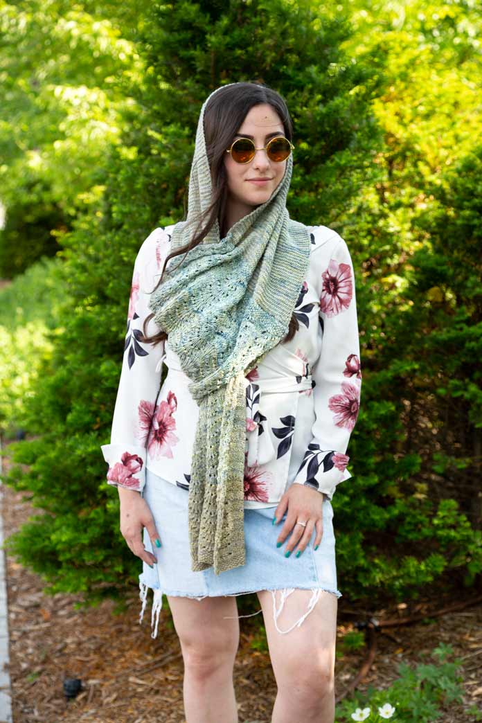 Windswept Wrap by Jacqueline Grice for ANPTmag Issue 55; photo by Carla A. Canonico for ANPTmag