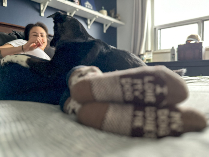 Our dogs are our fur-babies; photo by Simon Pelletier for ANPTmag