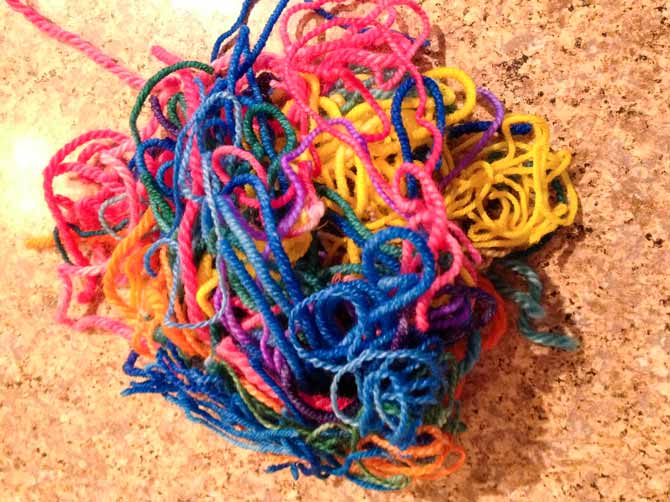 tangled yarn