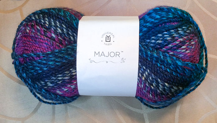 One of our samples was made in the Firecracker colorway of Major.