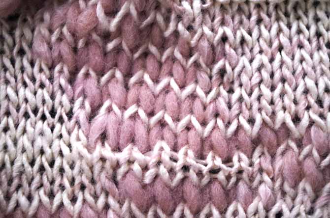 3 reasons to use larger needles with thick and thin yarn