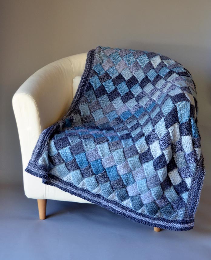 These subdued blues and grays will relax anyone who needs a break and a little warmth. Just add a cup of tea and a good book!