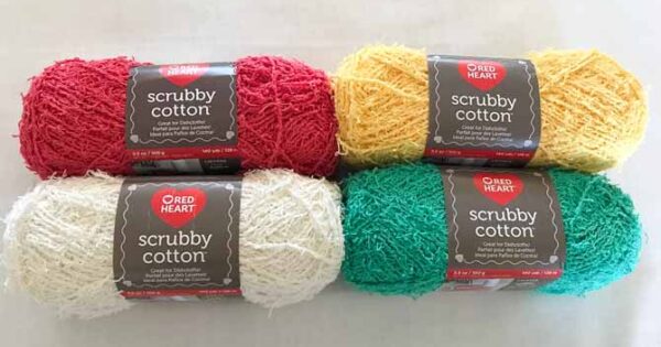 Red Heart Scrubby Yarn Choose Color