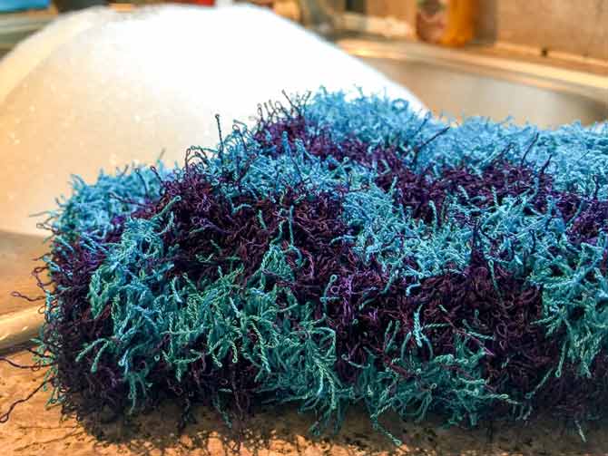Double Thick Scrubby Dishcloth