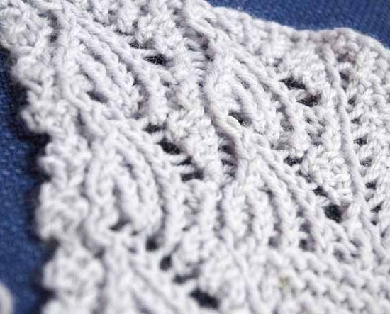 Bella Cash stays soft and pliable even in twisted ribbing